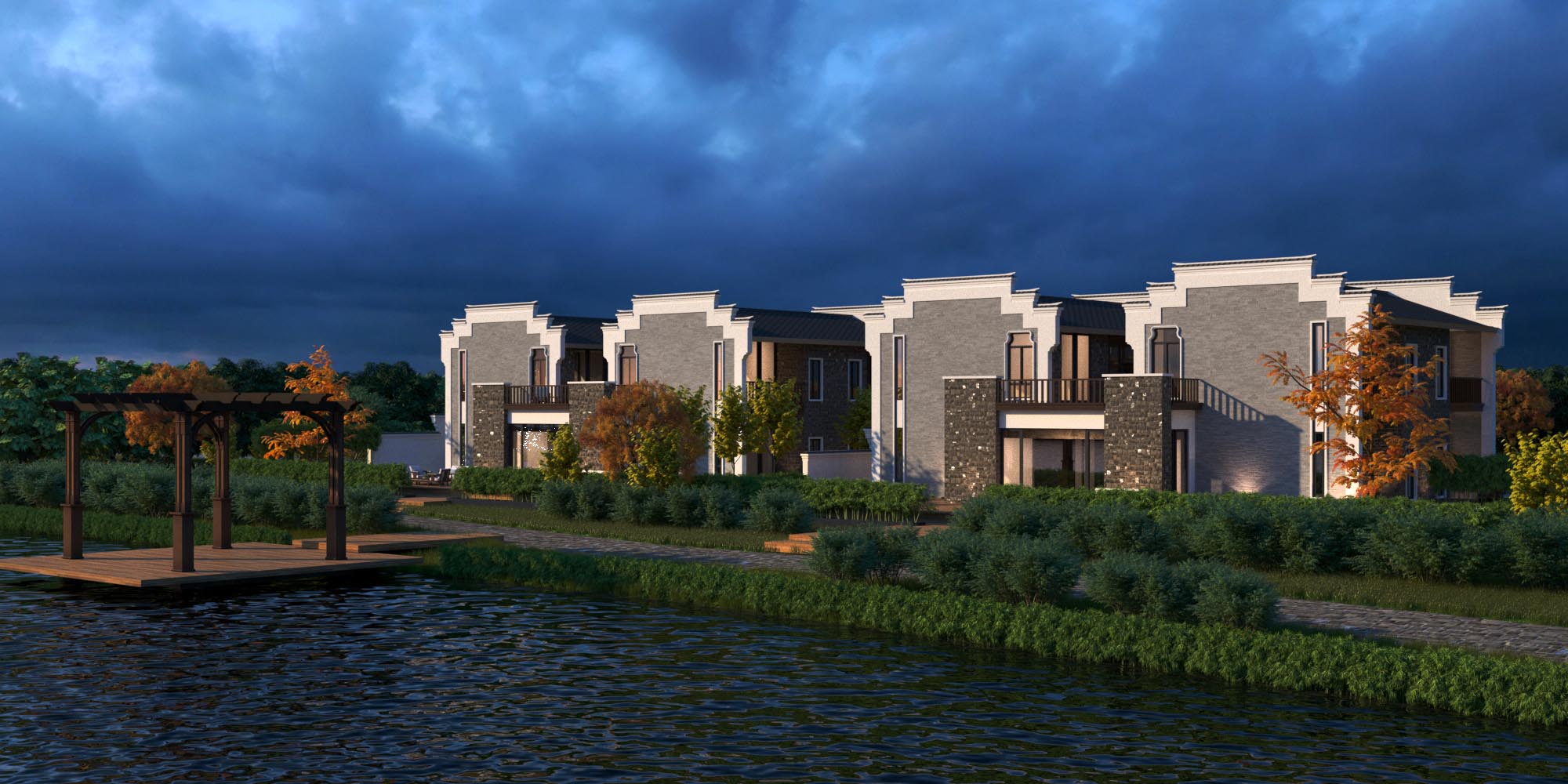 Сountry townhouses — основний ракурс