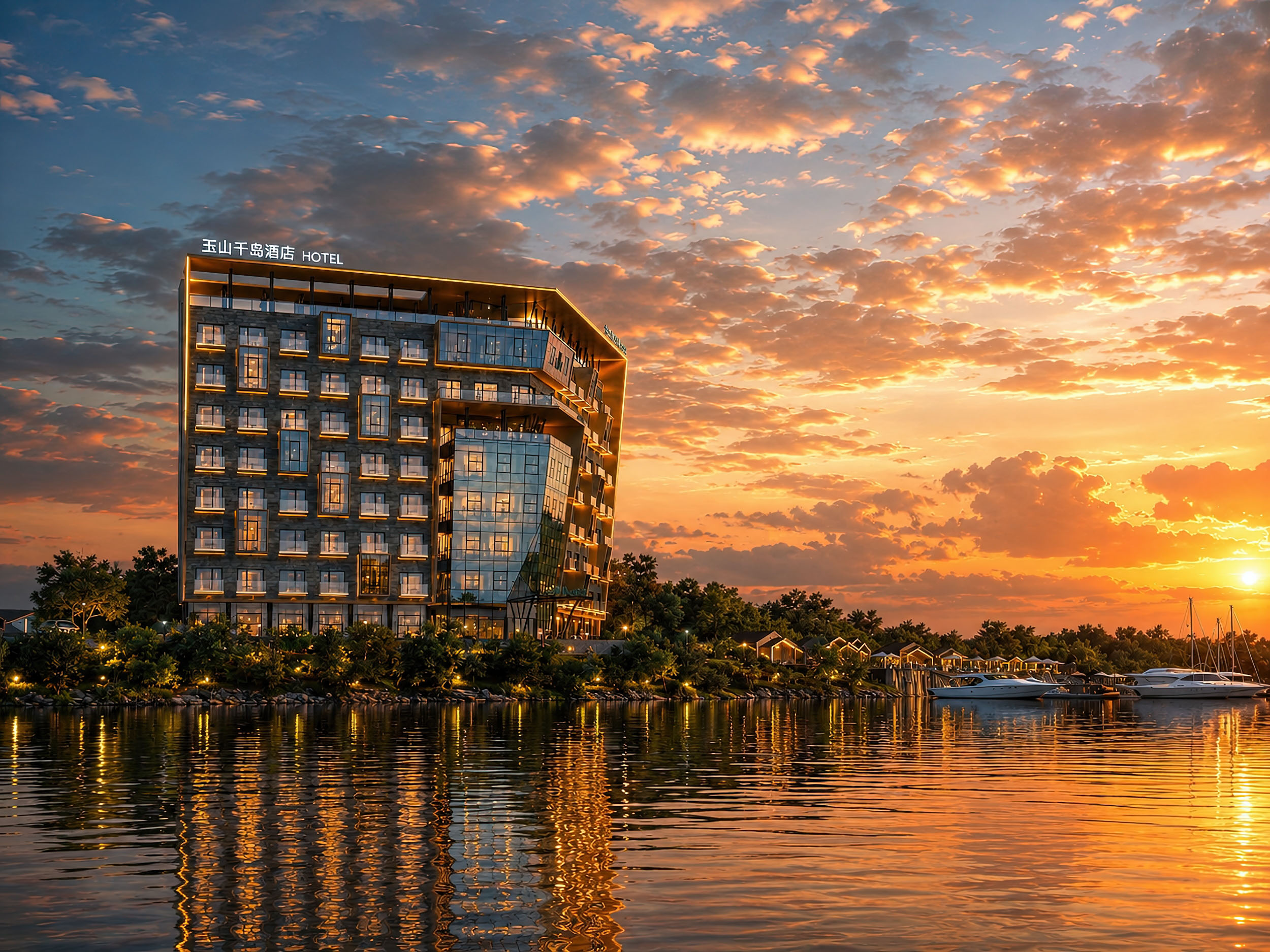Lake hotel — головний вигляд проєкту