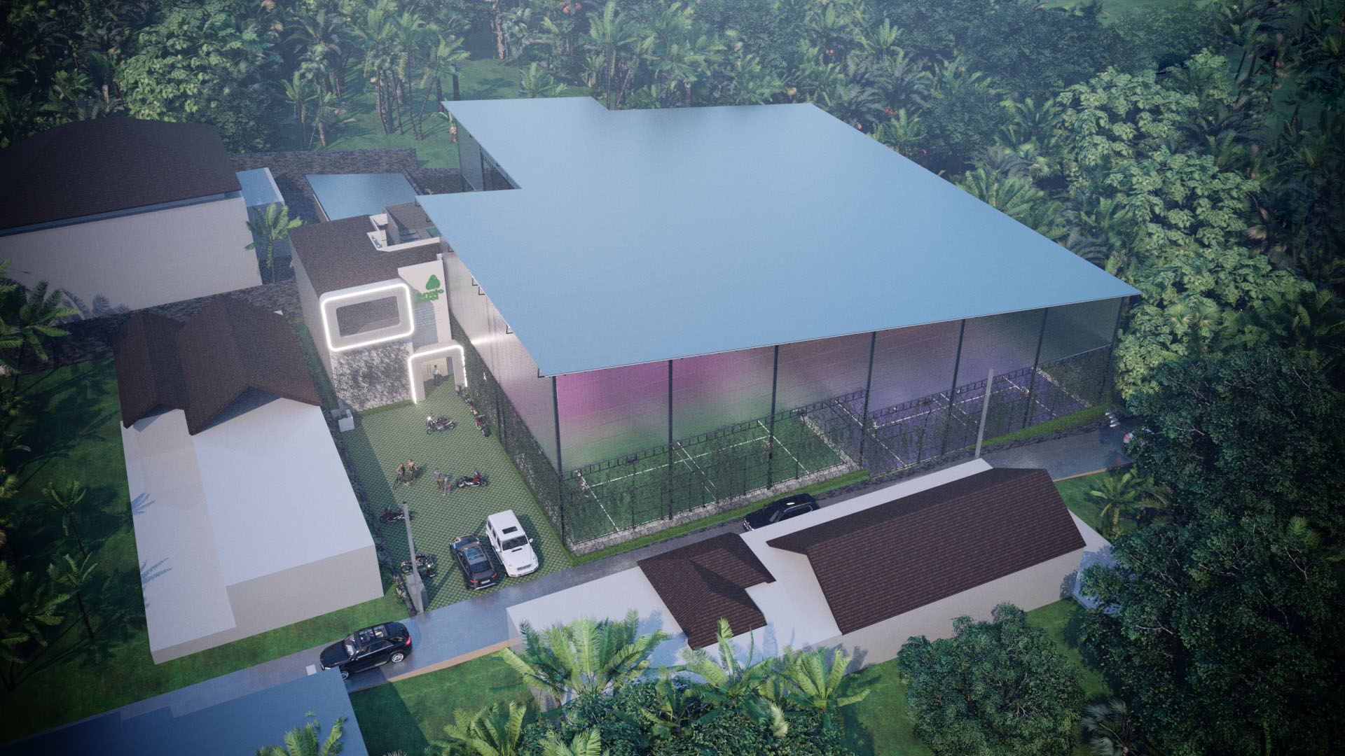 Jungle Padel Club — основний ракурс