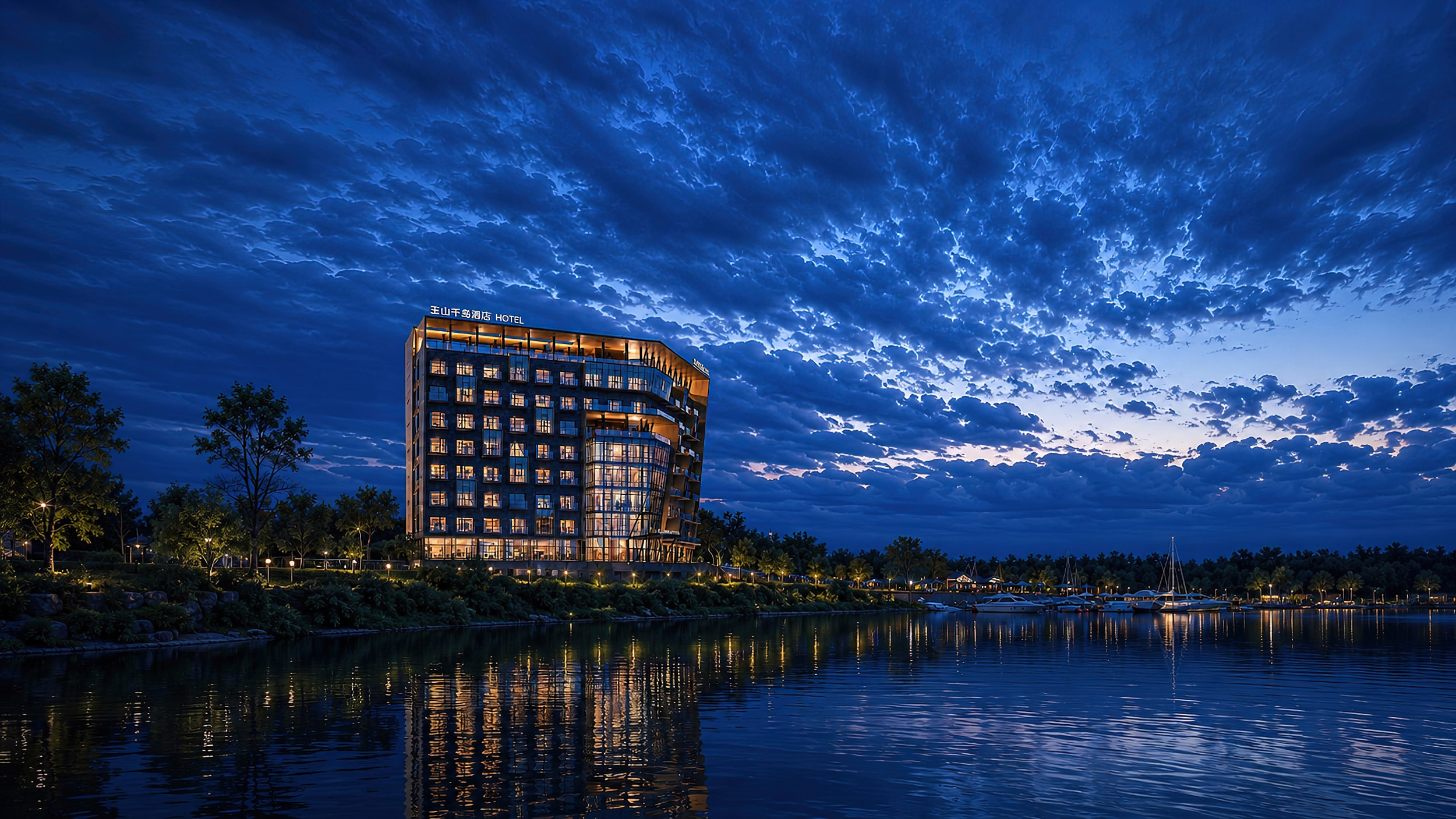 Lake hotel — основний ракурс