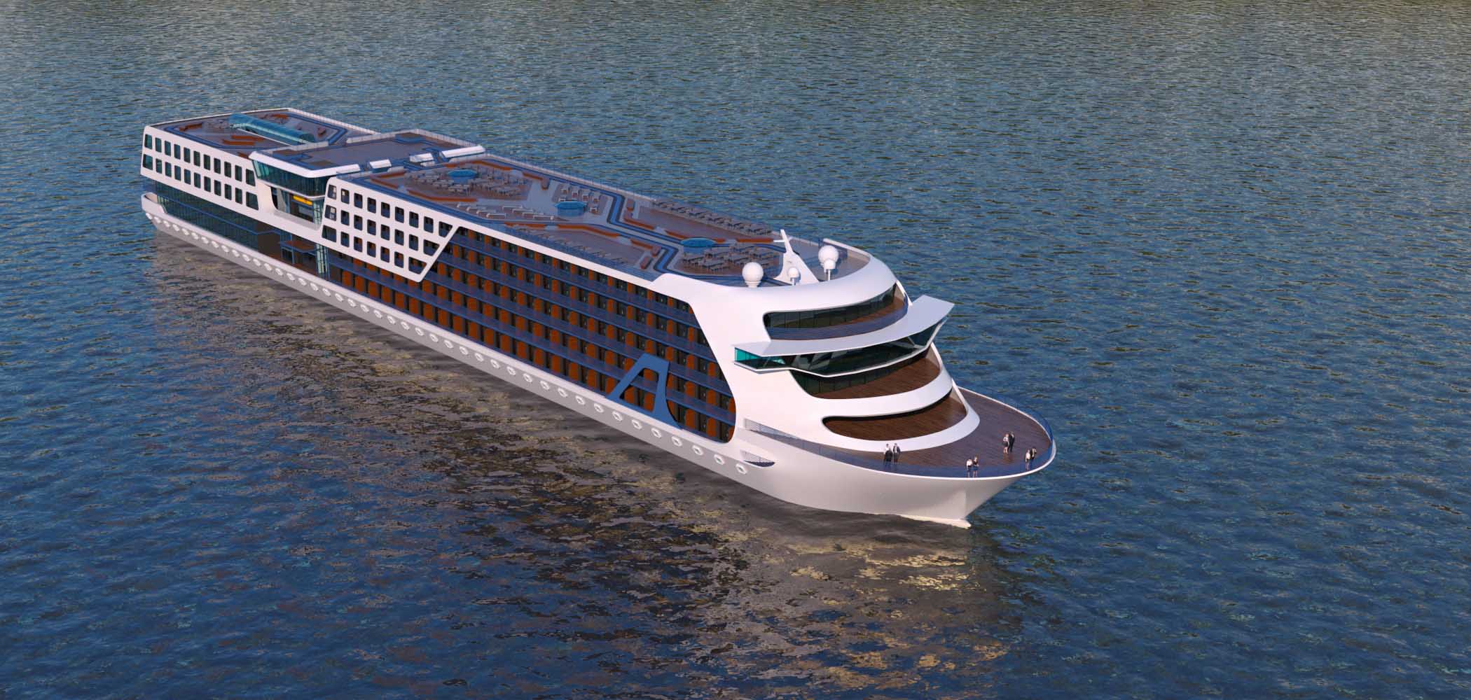 River Cruise Liner — основний ракурс