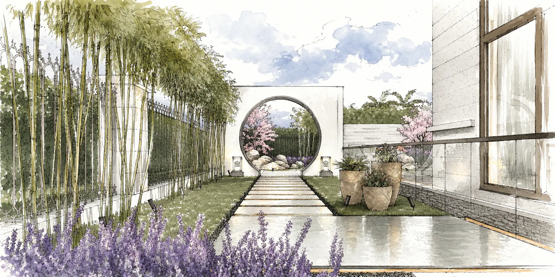 Begonia Garden Villas — ескіз концепції