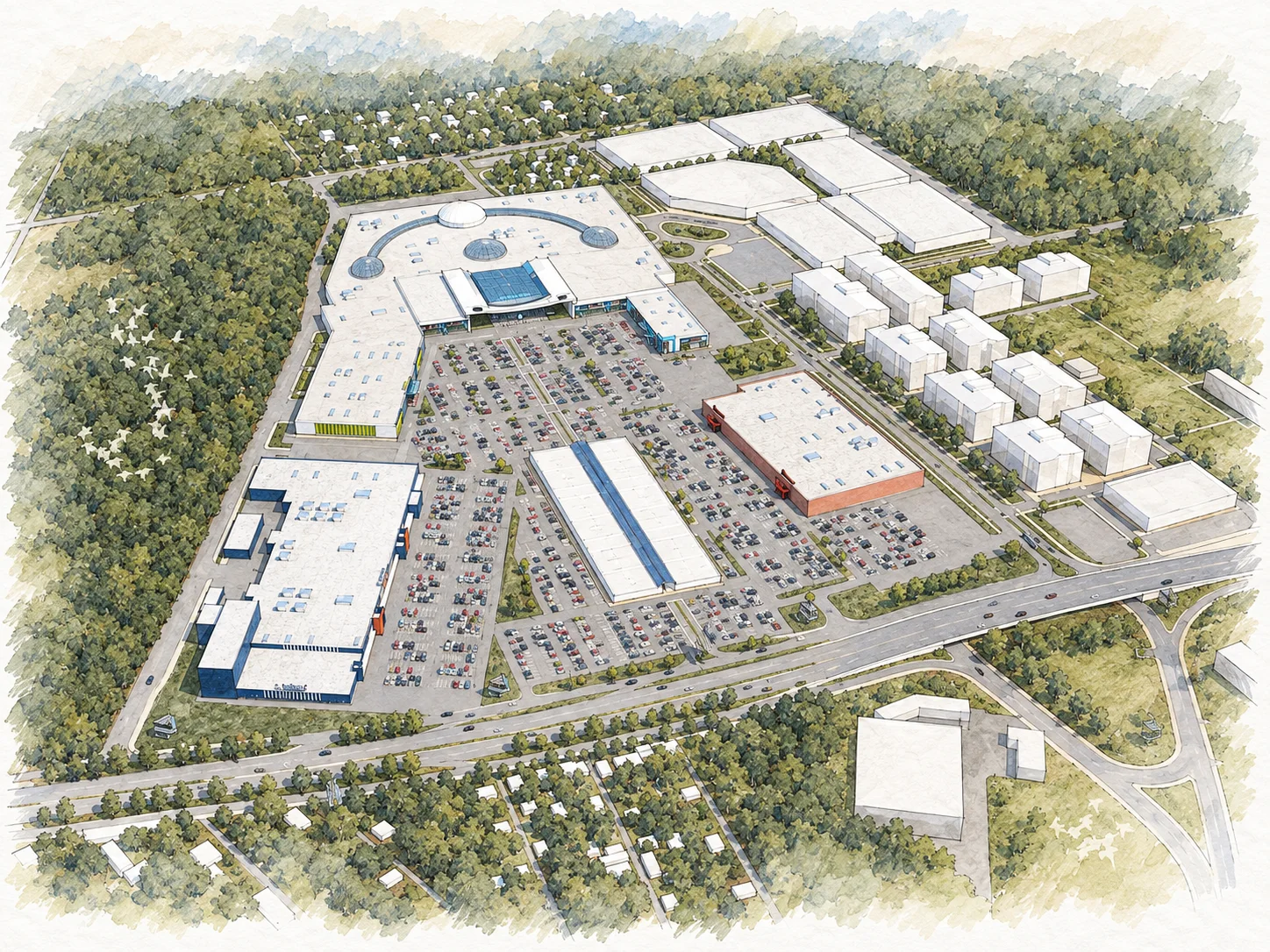 Retail Park — ескіз концепції
