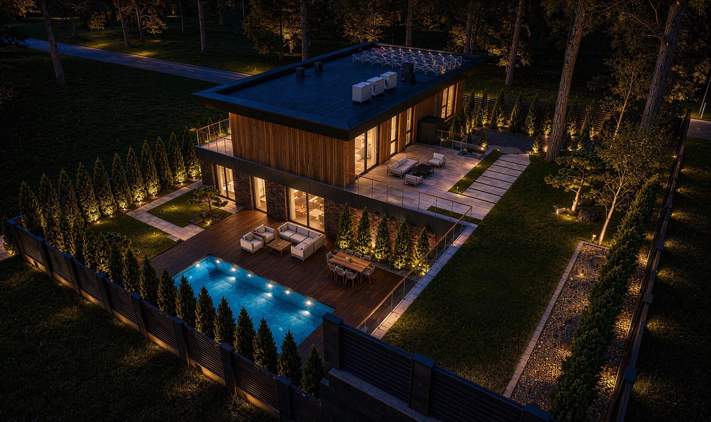 Pine Terrace Residence — архітектура та деталі